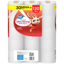 Great Value Ultra Strong 2-Ply Toilet Paper, 30 Mega Rolls, Compare to Charmin® Ultra Strong