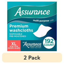 2pack-AssuranceDisposableandPre-MoistenedPremiumExtraLargeWashclothsforAdults-192Count13-_1 - Brands For Less USA