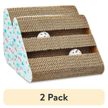 2pack-VibrantLifeCatScratchingPad-CorrugatedCardboardActivityCenter-3-Sided-Fish-SushiPrint-_1 - Brands For Less USA