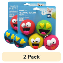 2pack-VibrantLifePlayfulBuddyDogToys-Emoticon-ExtraSmall-5Count-_1 - Brands For Less USA