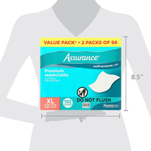 2pack_AssuranceDisposableandPre-MoistenedPremiumExtraLargeWashclothsforAdults_192Count2 - Brands For Less USA