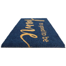 Mainstays Coir Navy Good To Be Home Doormat 18"x30"