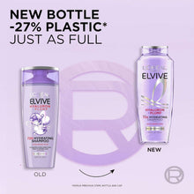 L'Oreal Paris Elvive Hyaluron Plump Hydrating Shampoo for Dehydrated, Dry Hair Infused with Hyaluronic Acid Care Complex, Paraben-Free, 12.6 Fl Oz