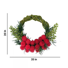 Corona de Navidad tropical, 20"