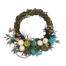 Corona navideña tropical, 20"