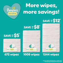Pampers Baby Wipes Sensitive Fragrance-Free Pop-Top Packs, 16 pk./896 ct.