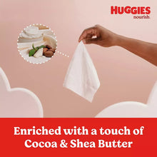 Huggies Nourish Scented Push Button Pack Baby Wipes, 10 pk.