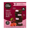 Clio Greek Yogurt Bars, Mini Bars Variety Pack, Cherry, Raspberry, 24 pk./0.78 oz.