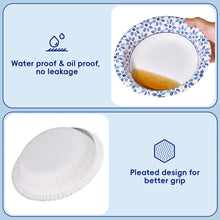 JOLLY CHEF Disposable Paper Bowls,Strong,Soak Proof,Microwave Safe,20 oz,Patterned,150 Count - Brands For Less USA