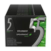 5 Gum Spearmint Rain Sugarfree Gum, 15 Sticks Per Pack, 10 pk.