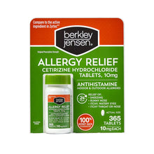 Berkley Jensen Allergy Relief 10mg Cetirizine Hydrochloride Tablets, 365 ct.