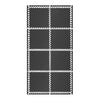 Gray Diamond Plate Foam Floor Tiles, 6-Pack – Interlocking Mats by Best Step