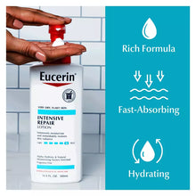 Eucerin Intensive Repair Body Lotion Fragrance-Free Body Moisturizer, 2 pk./16.9 fl. oz.