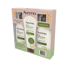 Aveeno Daily Moisturizing Body Lotion For Dry Skin, 2 pk./18 fl. oz. + 8 oz. Tube