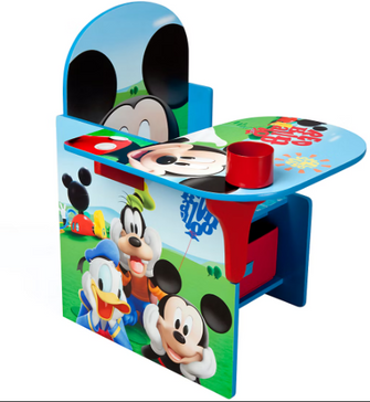 Delta Children Mickey Mouse Chair Desk with Storage Bin