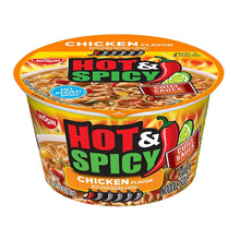 Nissin Foods USA Hot & Spicy Bowl Chicken, 12 pk./3.32 oz.