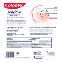 Colgate Sensitive Whitening Toothpaste, Cavity Protection Mint Toothpaste Gel, 4 pk./6 oz