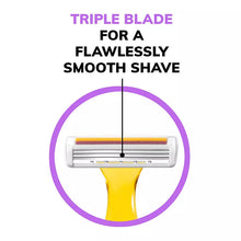 BIC Soleil Simply Smooth Disposable Razor, 3 Blade Womens Razors, 16 ct.