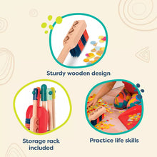 B. Toys Clean 'n' Play Wooden Cleaning Toy Set