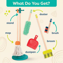 B. Toys Clean 'n' Play Wooden Cleaning Toy Set