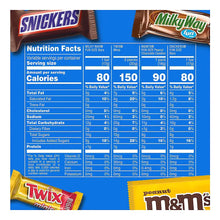 Snickers, M&M's, Milky Way & Twix Halloween Chocolate Candy Variety Pack, Bulk Bag, 115 ct.
