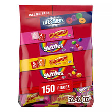 Skittles, Starburst & Life Savers Halloween Candy Variety Pack, Bulk Bag, 150 ct.