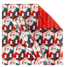 Berkley Jensen 300 sq. ft. Reversible Christmas Gift Wrap, Santa and Lyrics