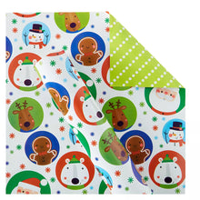 Berkley Jensen 300 sq. ft. Reversible Christmas Gift Wrap, Icons and Dots