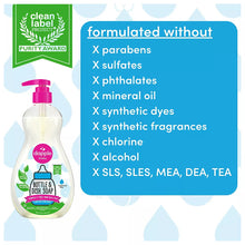 Dapple Bottle & Dish Soap Fragrance-Free Bundle, 2 pk.