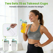 Personal Blender for Smoothies & Shakes, Portable Blender with 2 BPA-Free 15oz Cups, Ice Crushing for Kitchen Travel Gym, Includes Recipe Book, Blue