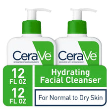 Cerave Hydrating Facial Cleanser, Normal to Dry Skin (12 Fl. Oz., 2 Pk.) - Brands For Less USA