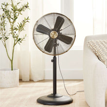 Better Homes & Gardens New 3 Speed 16 inch Vintage Metal Stand Fan in Black
