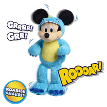 Silly Roaring Mickey Mouse, Interactive Roaring and Moving Feature 12 Inch Plush, for Boys and Girls Ages 3 and up