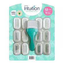 Schick Intuition Sensitive Care Women's Razor With Natural Aloe, 1 Razor Handle & 12 Refill Blades
