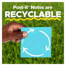 Notas adhesivas Post-it Super Sticky, 10 x 15 cm, Colección Supernova Neons, rayadas