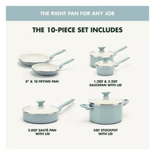 GreenPan Rio 10-Pc. Cookware Set - Blue
