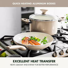 GreenPan Rio 10-Pc. Cookware Set - Taupe