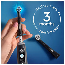 Oral-B iO Ultimate Clean Replacement Brush Heads, Black and White, 8 ct.