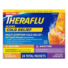 Theraflu MultiSymptom Severe Cold Relief Medicine/Nighttime Severe Cold and Cough Relief, 24 ct.