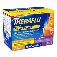 Theraflu MultiSymptom Severe Cold Relief Medicine/Nighttime Severe Cold and Cough Relief, 24 ct.