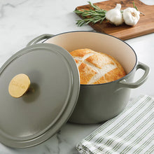 Sur La Table 3.5-Qt. Enamel Cast Iron Dutch Oven with Lid - Green