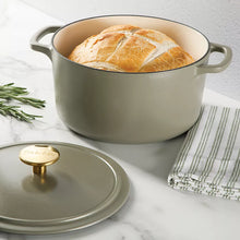 Sur La Table 3.5-Qt. Enamel Cast Iron Dutch Oven with Lid - Green