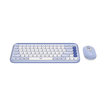 Logitech POP Icon Combo Keyboard and Mouse in Lilac and Off-white