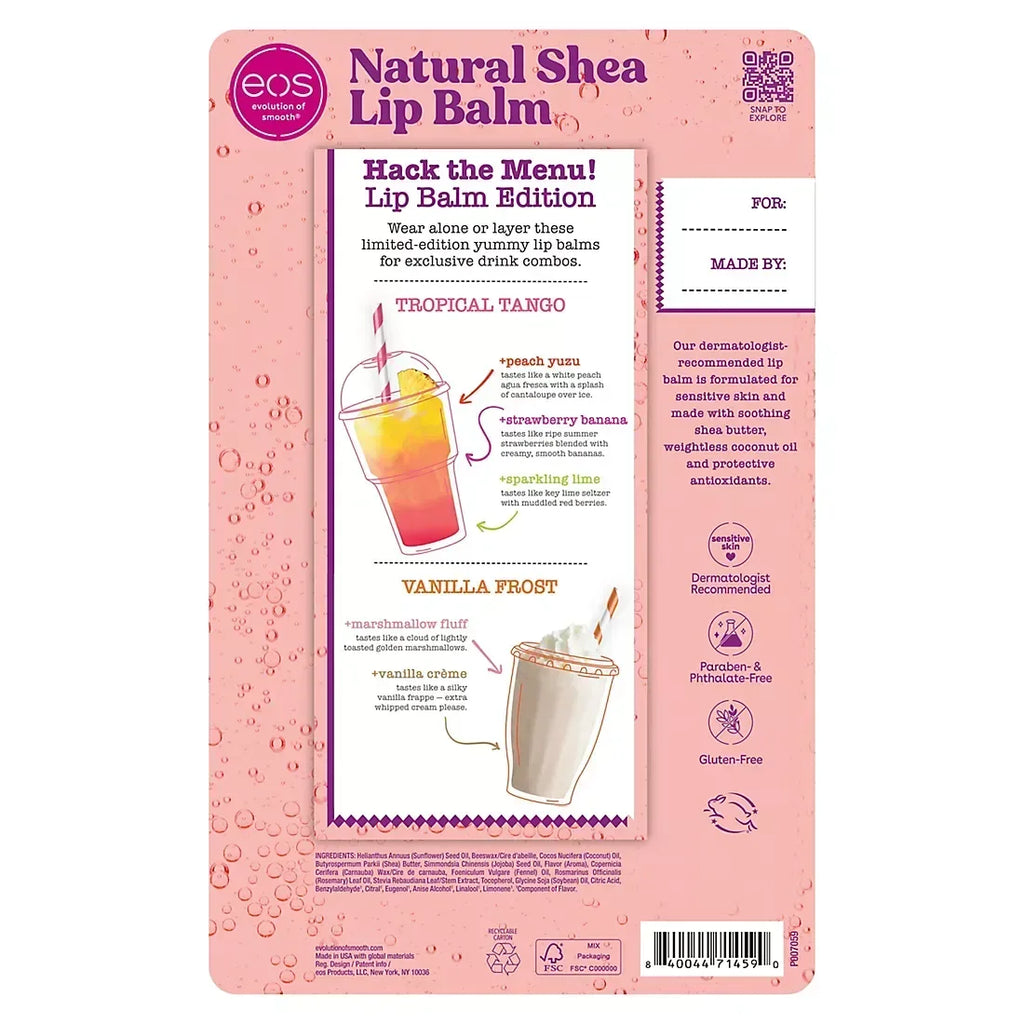 Eos Secret Menu eos Secret Menu Lip Balm Stick, 8 pk./0.14 oz.– Brands For Less USA