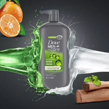 Dove Men+Care, Body + Face Wash, Refreshing Extra Fresh, 2 pk./30 fl. oz.