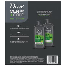 Dove Men+Care, Body + Face Wash, Refreshing Extra Fresh, 2 pk./30 fl. oz.
