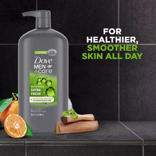 Dove Men+Care, Body + Face Wash, Refreshing Extra Fresh, 2 pk./30 fl. oz.