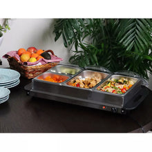 MegaChef Buffet Server & Food Warmer with Removable Sectional Trays