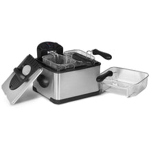 MegaChef 4.23-Qt. Stainless Steel Electric Deep Fryer