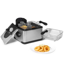 MegaChef 4.23-Qt. Stainless Steel Electric Deep Fryer